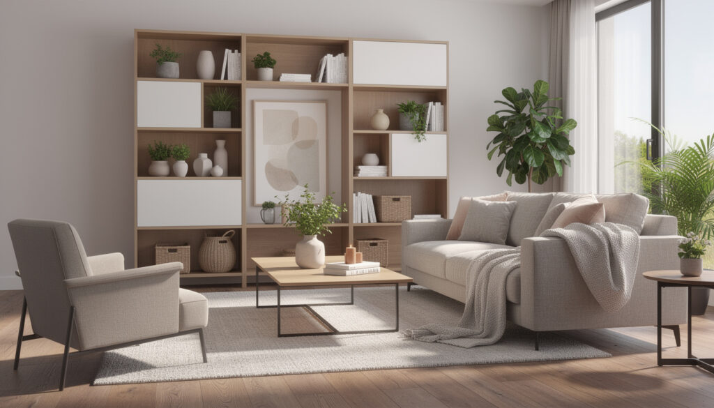 découvrez chez leroy merlin un vaste choix de meubles pour embellir votre salon avec style et fonctionnalité. transformez votre espace de vie facilement !