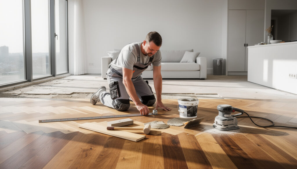découvrez les prestations d'un parqueteur professionnel et comment il peut transformer et entretenir vos sols en bois avec expertise.